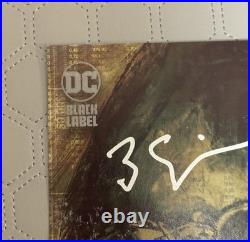 The Riddler Year One Signed Poster by Paul Dano and Bill Sienkiewicz 2022 SDCC