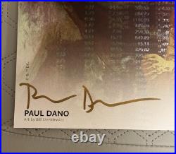 The Riddler Year One Signed Poster by Paul Dano and Bill Sienkiewicz 2022 SDCC