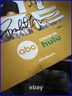 The Rookie Cast Signed Poster Comic Con 2024 Autographed 12x18