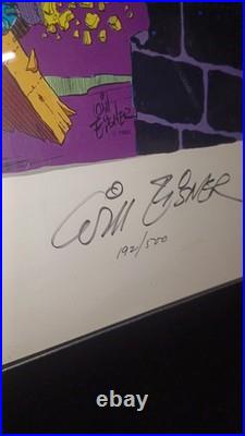 The Spirit Poster numbered 192/500 and signed by Will Eisner 1986