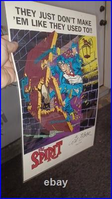 The Spirit Poster numbered 192/500 and signed by Will Eisner 1986 The Spirit Poster numbered 192/500 and signed by Will Eisner 1986