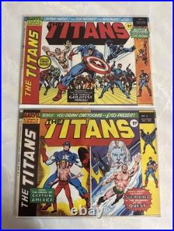 The Titans Weekly 1-58 1975, Marvel UK, With Poster Complete Run