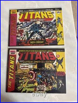 The Titans Weekly 1-58 1975, Marvel UK, With Poster Complete Run