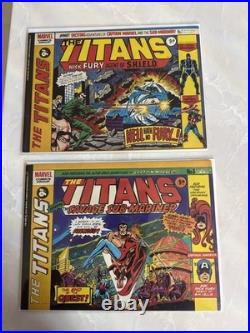 The Titans Weekly 1-58 1975, Marvel UK, With Poster Complete Run