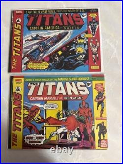 The Titans Weekly 1-58 1975, Marvel UK, With Poster Complete Run