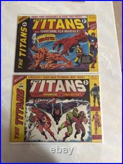 The Titans Weekly 1-58 1975, Marvel UK, With Poster Complete Run