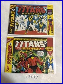 The Titans Weekly 1-58 1975, Marvel UK, With Poster Complete Run