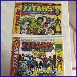 The Titans Weekly 1-58 1975, Marvel UK, With Poster Complete Run