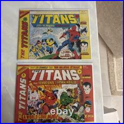 The Titans Weekly 1-58 1975, Marvel UK, With Poster Complete Run