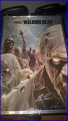 The Walking Dead Signed Alex Ross Print/Poster 2013 SDCC