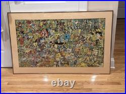 The World of Cartoon Framed Artwork by artist Rico Fonseca The World of Cartoon Framed Artwork by artist Rico Fonseca