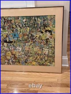 The World of Cartoon Framed Artwork by artist Rico Fonseca The World of Cartoon Framed Artwork by artist Rico Fonseca