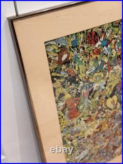 The World of Cartoon Framed Artwork by artist Rico Fonseca The World of Cartoon Framed Artwork by artist Rico Fonseca