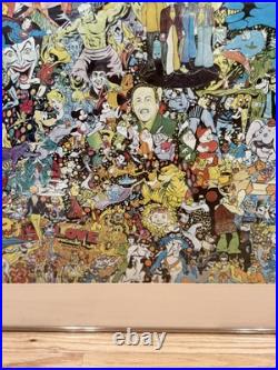 The World of Cartoon Framed Artwork by artist Rico Fonseca The World of Cartoon Framed Artwork by artist Rico Fonseca