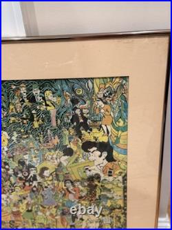The World of Cartoon Framed Artwork by artist Rico Fonseca The World of Cartoon Framed Artwork by artist Rico Fonseca