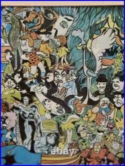 The World of Cartoon Framed Artwork by artist Rico Fonseca The World of Cartoon Framed Artwork by artist Rico Fonseca