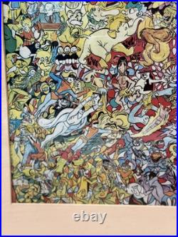 The World of Cartoon Framed Artwork by artist Rico Fonseca The World of Cartoon Framed Artwork by artist Rico Fonseca