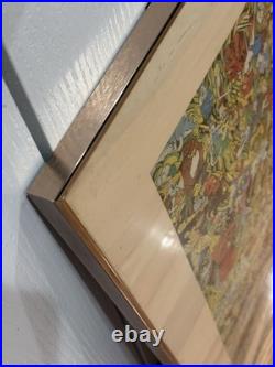 The World of Cartoon Framed Artwork by artist Rico Fonseca The World of Cartoon Framed Artwork by artist Rico Fonseca