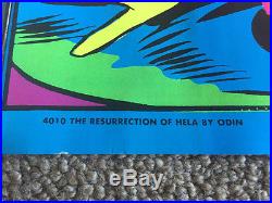 Third Eye/Marvel True Vintage Resurrection of Hela by Odin Black Light Poster 19