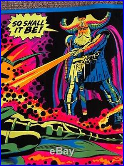 Third Eye Marvel comics 1971 black light poster Resurrection of Hela by Odin
