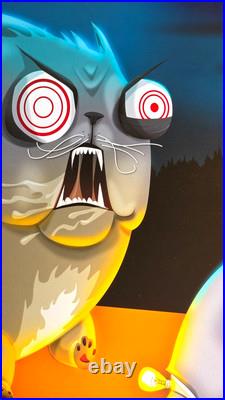 Thomas Edison's Nightmare Matthew Inman The Oatmeal Poster Signed Unframed Comic Thomas Edison's Nightmare Matthew Inman The Oatmeal Poster Signed Unframed Comic