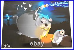 Thomas Edison's Nightmare Matthew Inman The Oatmeal Poster Signed Unframed Comic Thomas Edison's Nightmare Matthew Inman The Oatmeal Poster Signed Unframed Comic