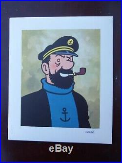 Tintin Hergé Portraits bien complet de ses 8 portraits Casterman TTBE