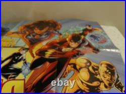 Titans 1998 DC comics poster TMNT Ninja Turtles Kazoo music book 1990 lot 2