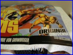 Titans 1998 DC comics poster TMNT Ninja Turtles Kazoo music book 1990 lot 2