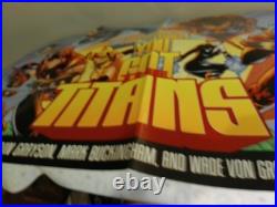 Titans 1998 DC comics poster TMNT Ninja Turtles Kazoo music book 1990 lot 2
