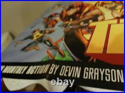 Titans 1998 DC comics poster TMNT Ninja Turtles Kazoo music book 1990 lot 2