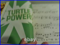 Titans 1998 DC comics poster TMNT Ninja Turtles Kazoo music book 1990 lot 2