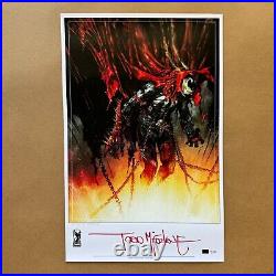 Todd McFarlane Signed Numbered Spawn #350 Art Print Poster Sdcc Exclusive Rare