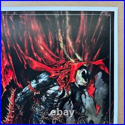 Todd McFarlane Signed Numbered Spawn #350 Art Print Poster Sdcc Exclusive Rare