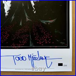 Todd McFarlane Signed Numbered Spawn #350 Art Print Poster Sdcc Rare Todd McFarlane Signed Numbered Spawn #350 Art Print Poster Sdcc Rare