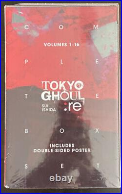 Tokyo Ghoul Re Complete Box Set & Double-sided Poster Vols 1-16 Sui Ishida