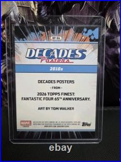 Topps Finest Fantastic Four Decades Posters 2010 DP-06 Tom Walker 2026