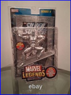 Toybiz Marvel Legends Silver Surfer Foil Poster Variant Series 5 Sealed New Rare
