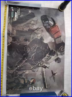 Transformers G I Joe Optimus Prime Comic Poster by Pat Lee Hasbro 2003 Used Transformers G I Joe Optimus Prime Comic Poster by Pat Lee Hasbro 2003 Used