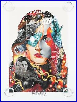 Tristan Eaton Black Widow Marvel Avengers Fine Art Foil Print Poster #/100 Comic