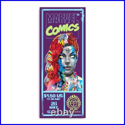 Tristan Eaton Marvel Comics MYSTIQUE CORNERBOX POSTER 12x29 SIGNED MINT