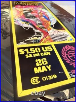 Tristan Eaton Marvel Comics MYSTIQUE CORNERBOX POSTER 12x29 SIGNED MINT Sold Out