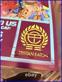 Tristan Eaton Marvel Comics MYSTIQUE CORNERBOX POSTER 12x29 SIGNED Sold Out