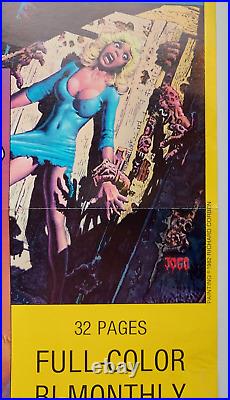 Twisted Tales Alien Worlds Promotional Poster 1982 Pacific Comics Horror 11x17
