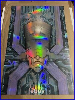 ULTIMATE X-MEN #1 CATACLYSM Poster MARCUS SIERGIEJEW Galactus RAINBOW FOIL Print