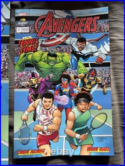 US Open Marvel The Avengers COMIC BOOK & POSTER 2024 Limited Edition In Hand