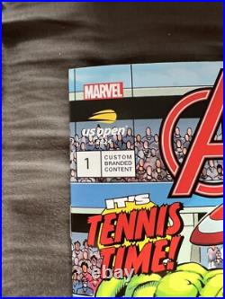 US Open Marvel The Avengers COMIC BOOK & POSTER 2024 Limited Edition In Hand