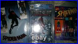 Ultimate fallout 4 cgc 9.8 Bundle, 2 book Marks, 1 movie poster, Gwen Stacy Fig