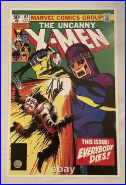Uncanny X-Men #142 Litho Signed by Stan Lee w COA! Terry Austin/Danny Crespi Art