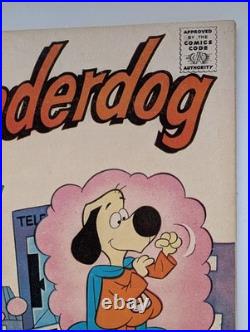 Underdog 1 1st Appearance 1st Issue Key Glossy Mid Grade w Poster Charlton 1970
